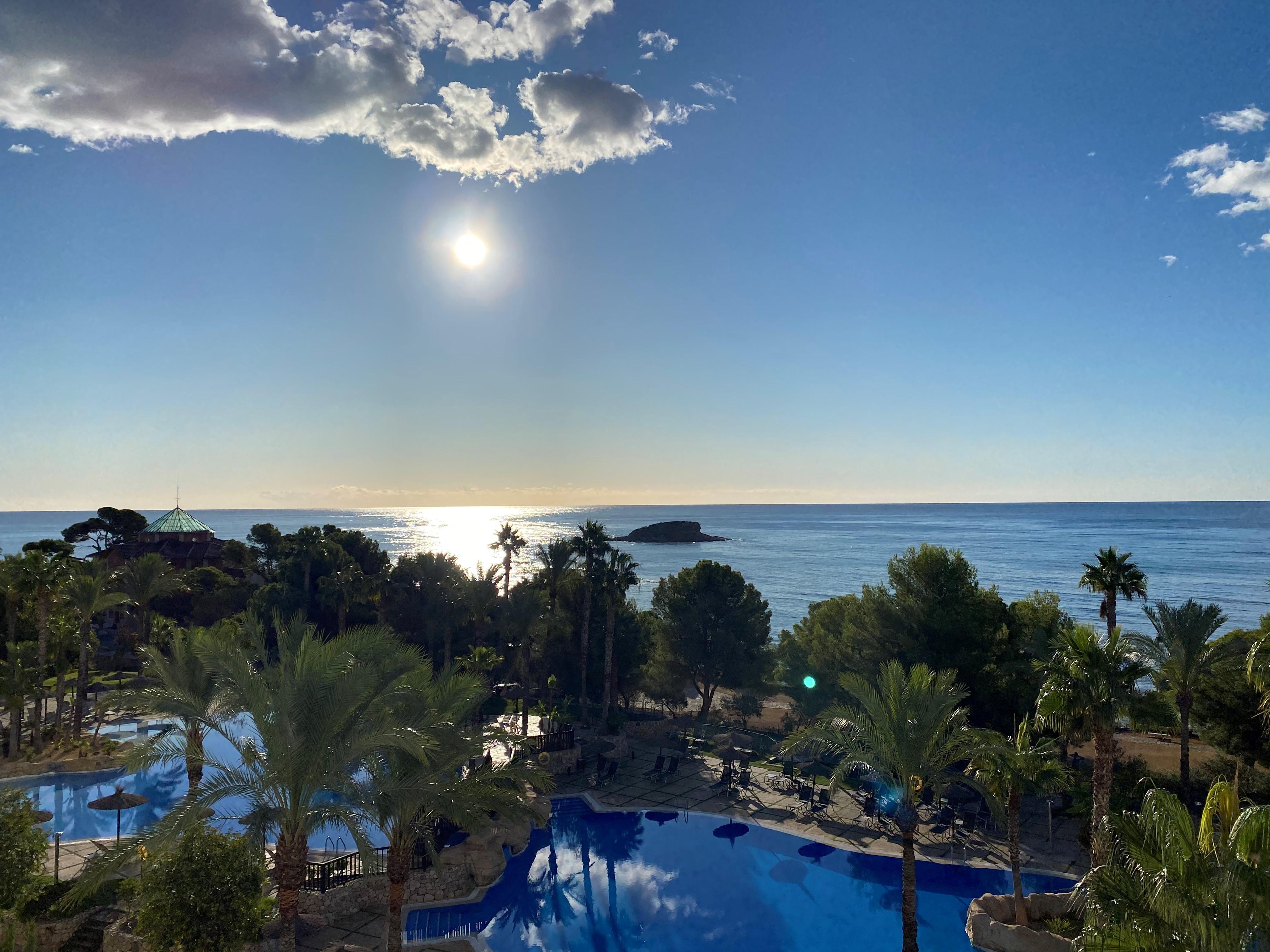 Sh Villa Gadea Altea Exterior foto Sunset at the resort
